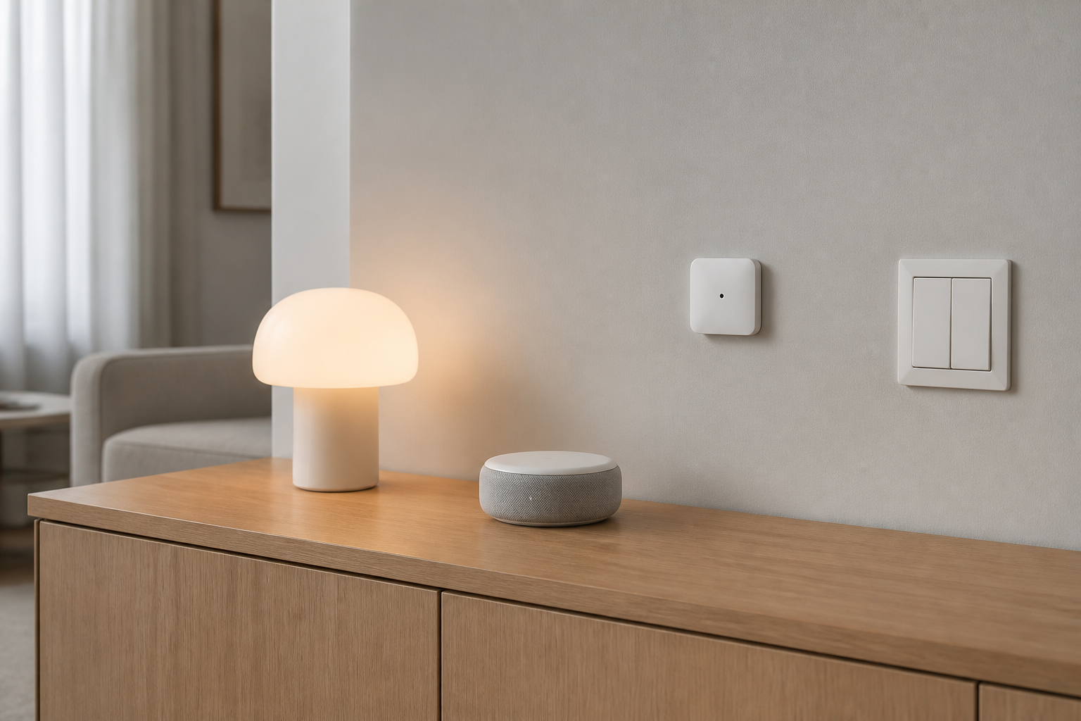 Illustrative Darstellung zum Ratgeberthema Matter im Smart Home