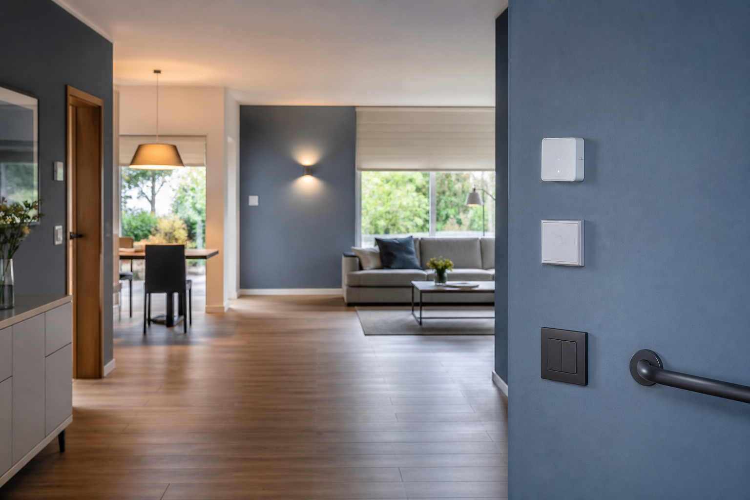 Illustrative Darstellung zum Ratgeberthema Barrierefreies Smart Home
