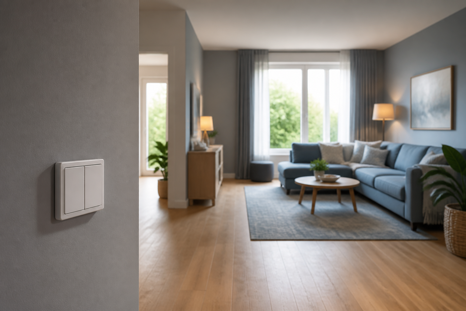 Illustrative Darstellung zum Ratgeberthema Smart Home für Senioren