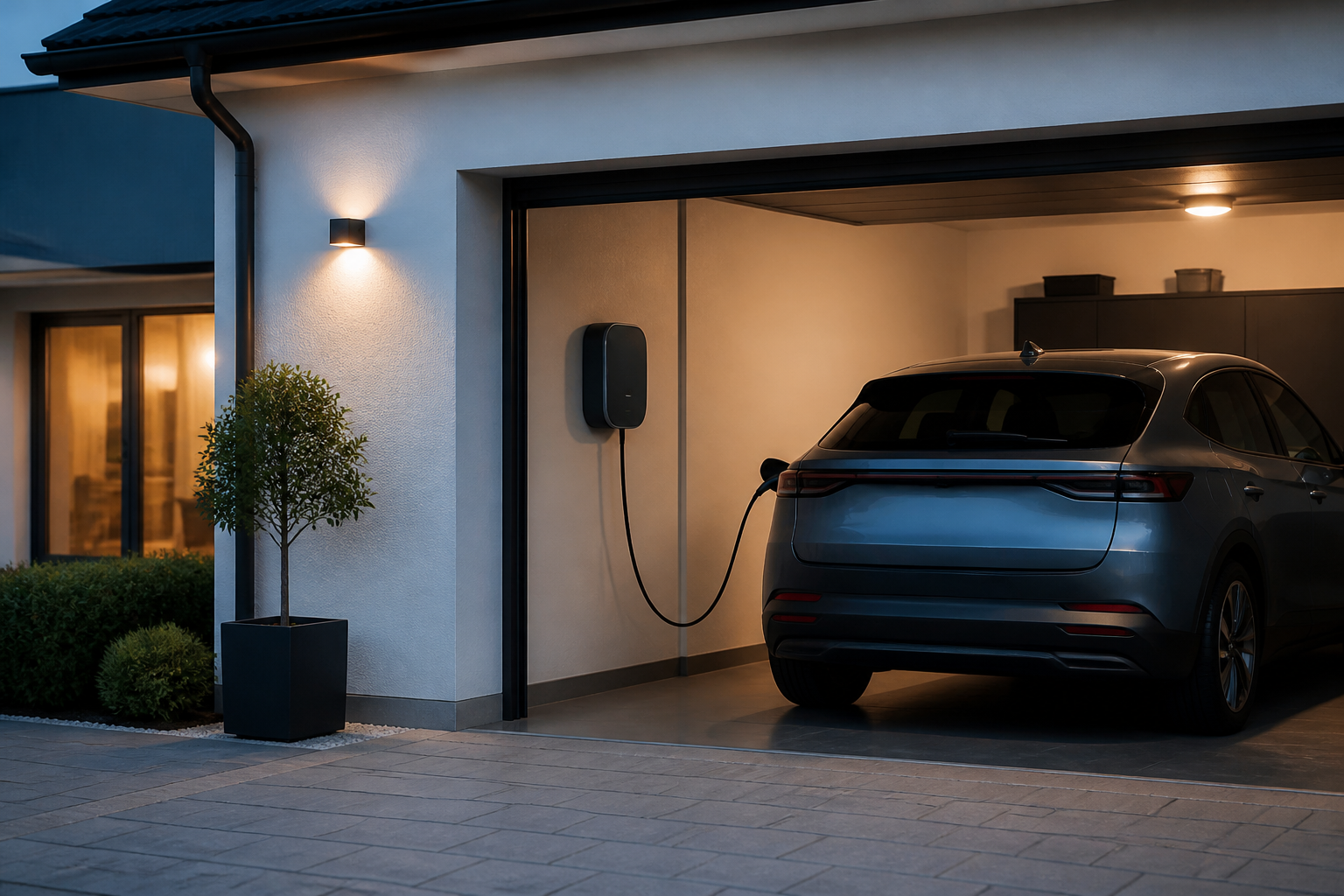 Illustrative Darstellung zum Ratgeberthema Wallbox ins Smart Home einbinden