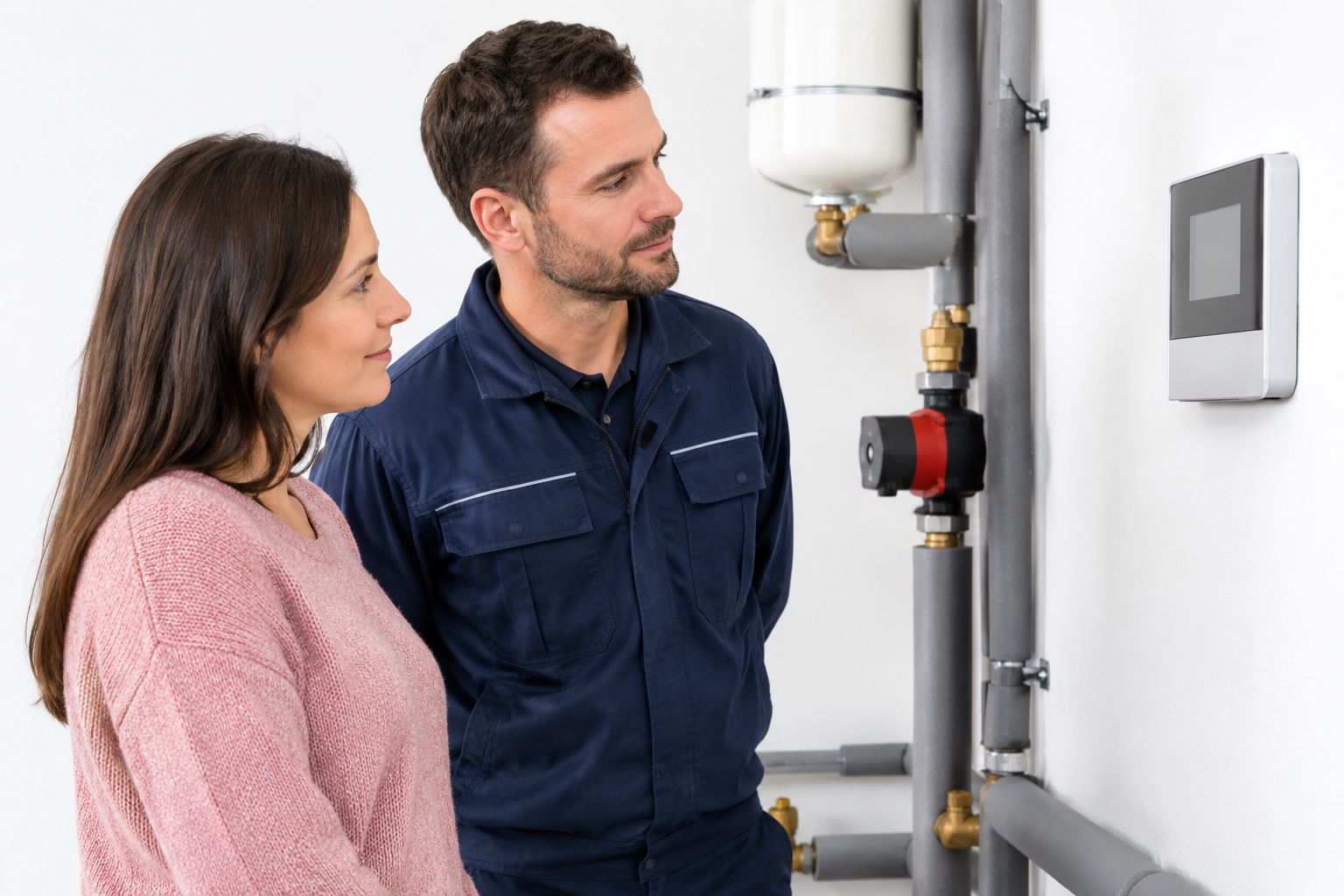 Mit KI erzeugte allgemeine Illustration zur Hausautomation; keine dokumentierte Anlage oder technische Ausführung.