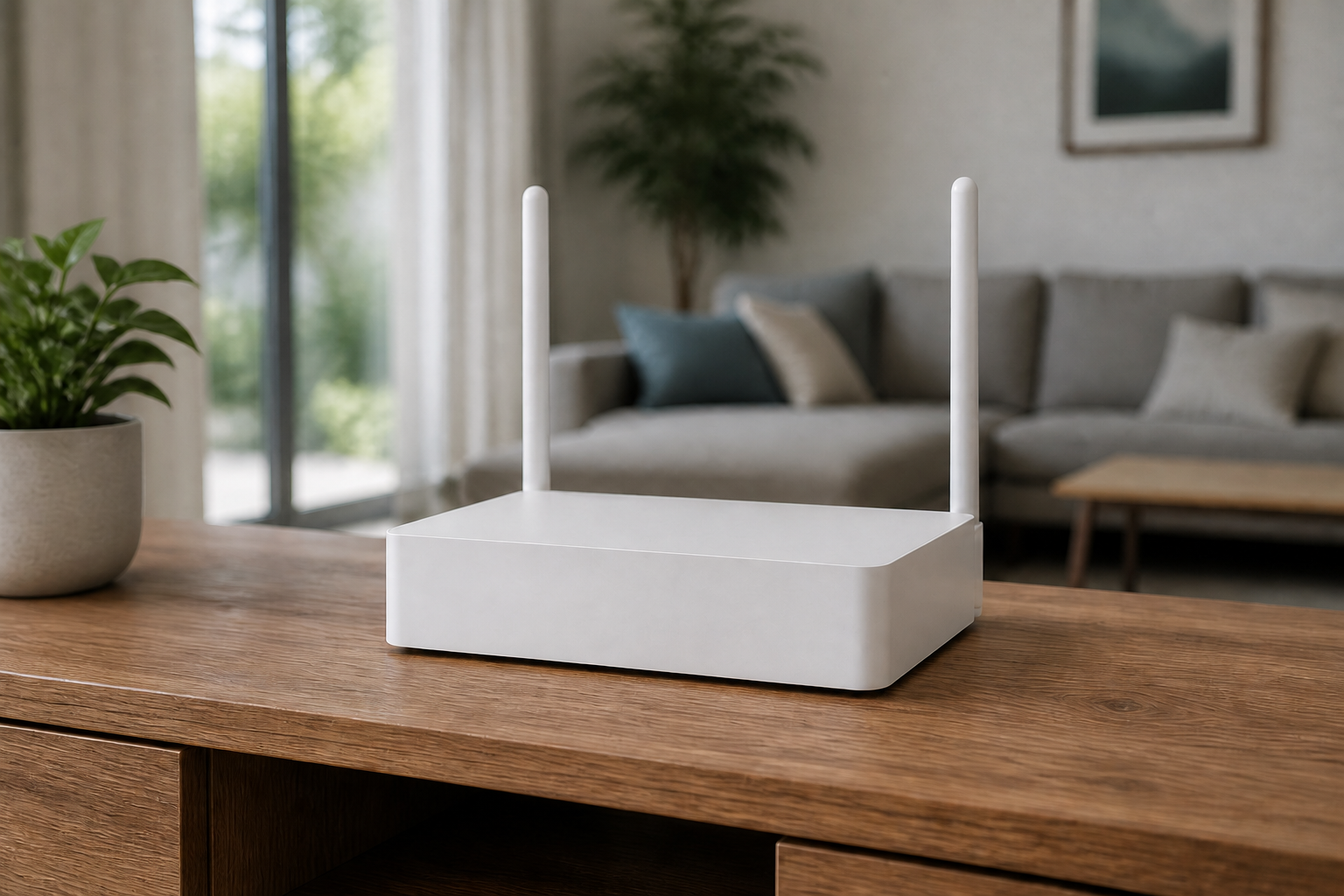 Illustrative Darstellung zum Ratgeberthema WLAN im Smart Home