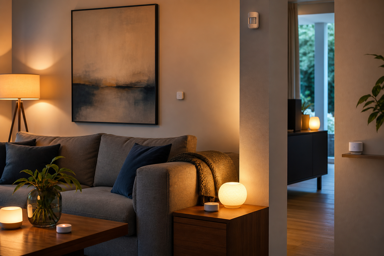 Illustrative Darstellung zum Ratgeberthema Zigbee im Smart Home